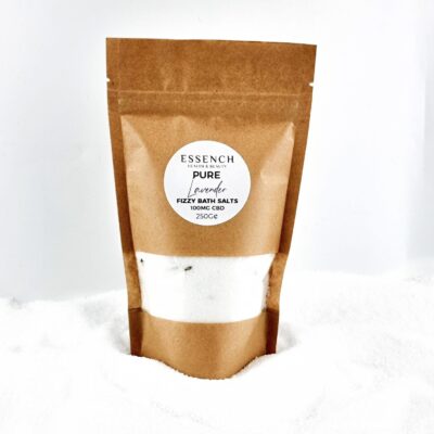 PURE Lavender CBD Fizzy Bath Salts - Suitable for all skin types
