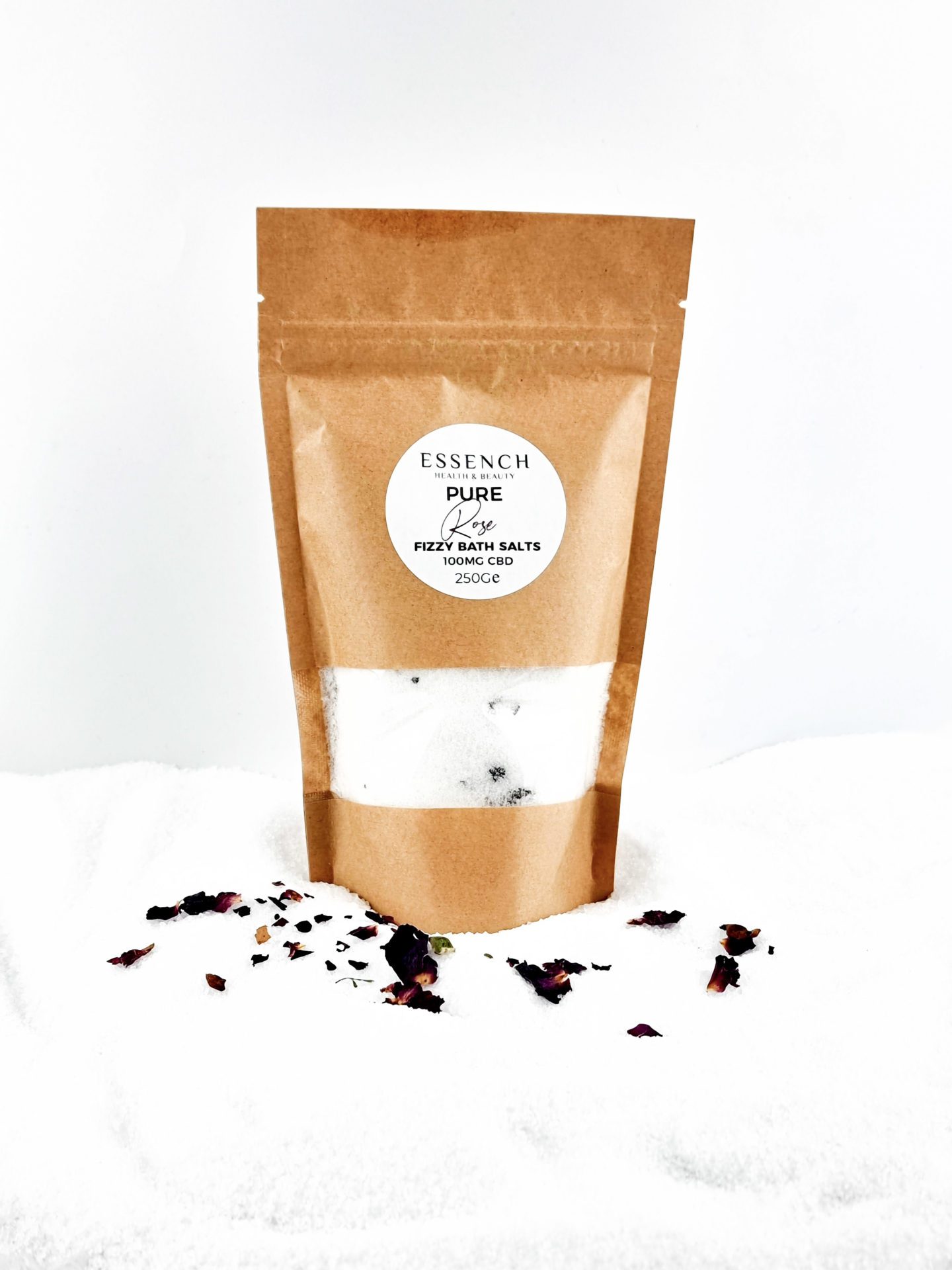 PURE Rose CBD Fizzy Bath Salts - Suitable for all skin types